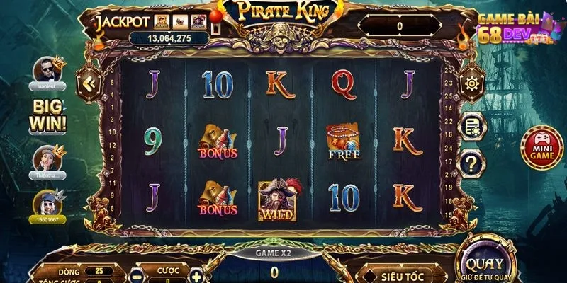 Pirate King hay còn được biết đến với tên gọi là Vua Hải Tặc